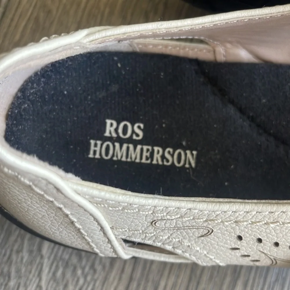 New Ros Hommerson shoes white maryjane, loafers size 8.5 narrow - Picture 3 of 10